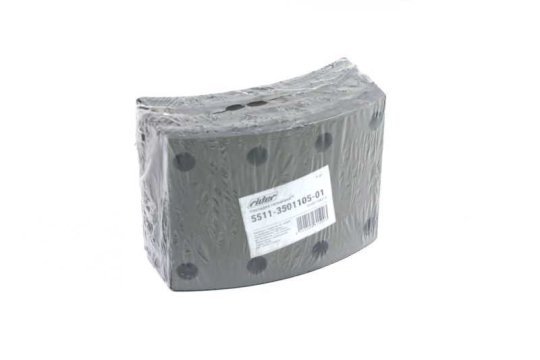 Накладки гальмівні 5511-3501105 (свердлені, компл. 8 шт. з закл.) Трібо