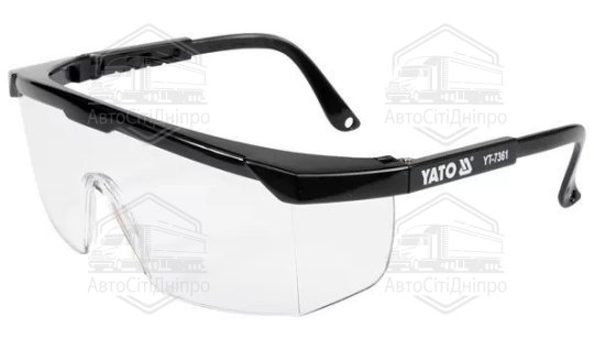 Окуляри захисні відкриті, прозорі на оправі YATO