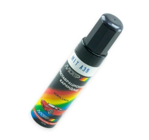 Олівець реставраційний MOTIP Mitsubishi A39 Темно-сірий металік 12 мл