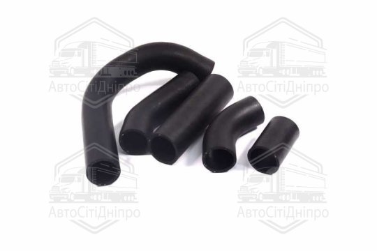 Патрубки радіатора ГАЗ 3302 (ЗМЗ-402, компл. 5 шт., STANDART) <ДК>
