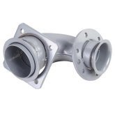 Патрубок приймальний прав. 54115-1203010-10 (L=162, H=120) SILA