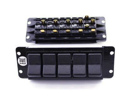 Перемикач 53.3710-01.17 (5-ти клавішний, ЛАЗ, ПАЗ, ЛІАЗ) Автоарматура