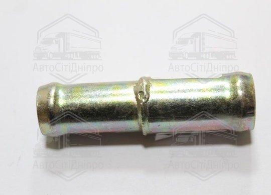 Перехідник обігрівача (з'єднувач) прямий 16мм / 18мм трубка металева