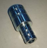 Перехідник обігрівача (з'єднувач) прямий 19мм / 12мм метал