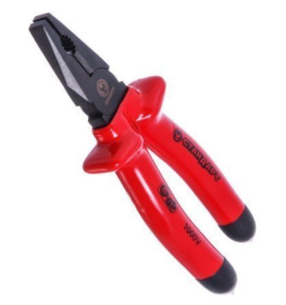 Плоскогубці 7" (ізольовані ручки 1000В) СТАНДАРТ