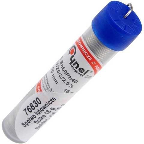 Припій олово-свинець Sn60-Pb40 Ø1мм, 16г Cynel