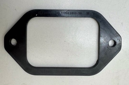Прокладка патрубка сполучного 740.1115036-10 (колектора впуск., гума, УРАЛ, ЗиЛ-ГЯ)