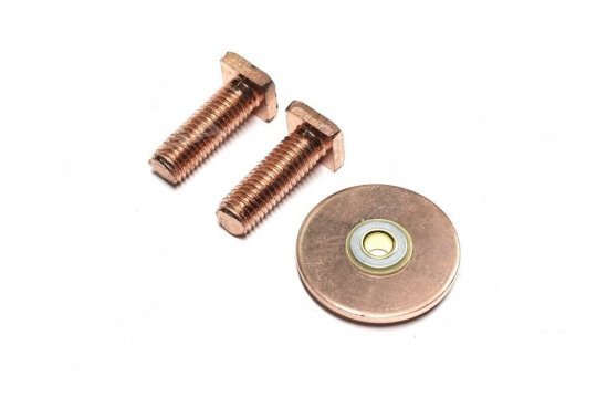 Р/к реле втягувального стартера СТ-142 (болт 2 шт., диск у зборі з ізолятором) DETALKA