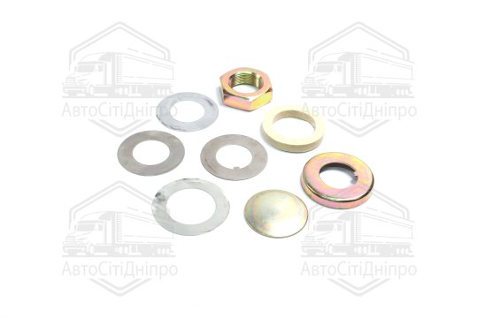 Р/к шкворня 500А-3001019 (шайби, кільця, гайка) Авто-Союз