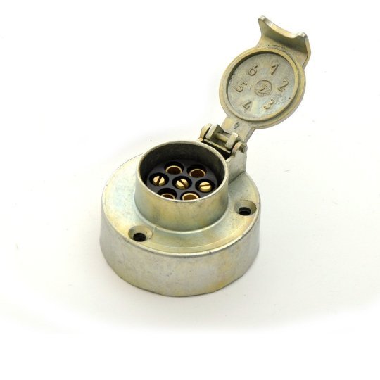 Роз'єм фаркопу ПС-300 (12/24В, метал, мама, розетка)