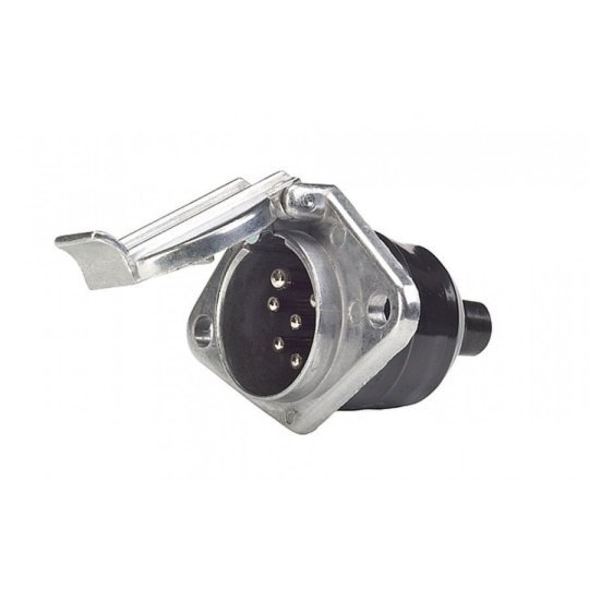 Розетка електрична E1233-A (24В, N Type, алюмінієва) KAMAR