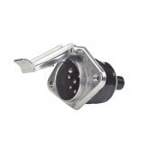 Розетка електрична E1233-A (24В, N Type, алюмінієва) KAMAR