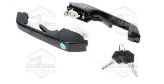 Ручка дверей зовн. ИЖКС 454823.009 (МАЗ, компл. лiв.+прав. з ключами)