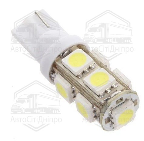 Світлодіод цокольний габаритів 13SMD діодів білий комплект 12V Zollex