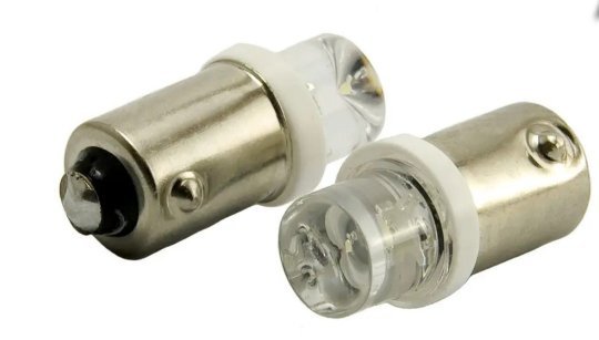 Світлодіод цокольний малий габаритів LED-0204 В 1 LED діод білий 24V