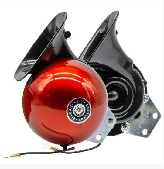 Сигнал звуковий EL 100 792 (ракушка, компл. 2 шт., червоний, Волга) Elegant