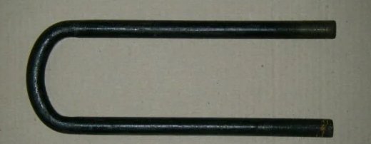 Стремянка ресори задн. з гайкою 5320-2912408 (L=330, М22*1,5, з гайк. та гров.)