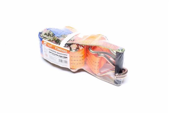 Стяжка вантажу 3t. 50mm.x5m. (0.5 + 4.5) пластик. ручка <STANDARD DK>