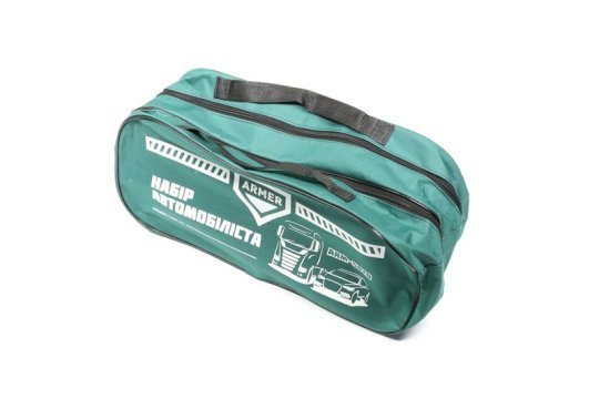 Сумка органайзер набір автомобіліста, 2 секції <ARMER>