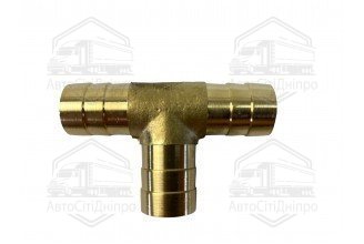 Трійник патрубків опалювача 16*16*16 (бронза) Китай