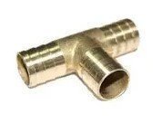 Трійник патрубків опалювача 18*16*18 (бронза)