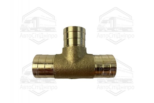 Трійник патрубків опалювача 18*18*18 (бронза)