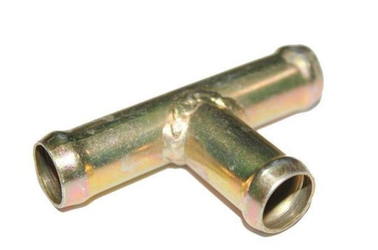 Трійник патрубків опалювача 18*18*18 (метал)