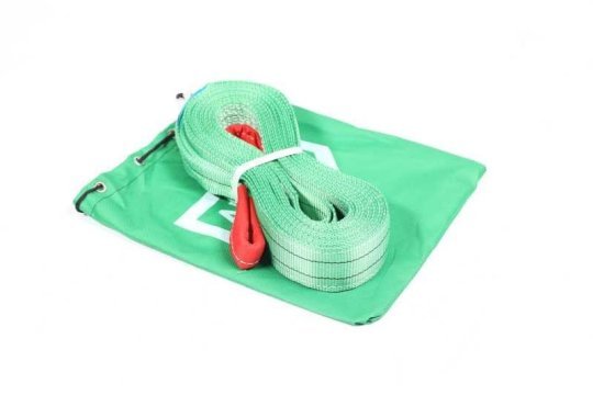 Трос буксирувальний 15т. стрічка 60мм. 6м., зелений <Armer>