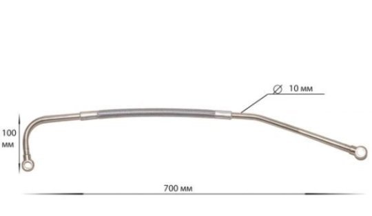 Трубка підводу масла до турбокомпресора 740.21-1118310