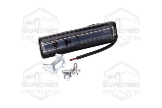 Фара LED прямокутна 18W (6 діодів, 13.5 см*3.5 см, об'ємна лінза) <ДК>
