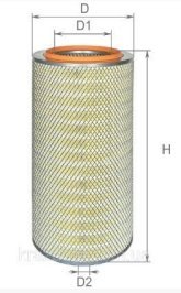 Фільтр повітряний AF0739 (КрАЗ-65055) ALPHA FILTER