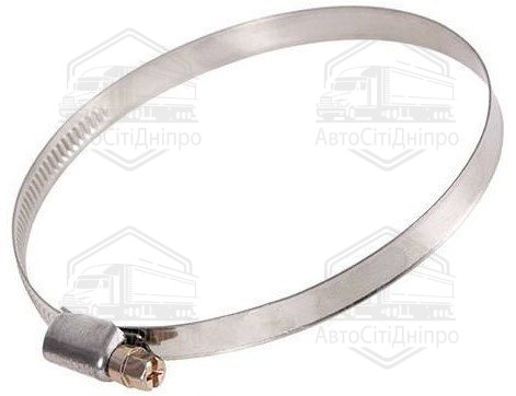 Хомут черв'ячний нерж. 110*130