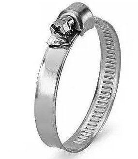 Хомут черв'ячний нерж. 25*40