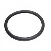 Чохол на руль чорний з перфорацією XXXL <ДК>