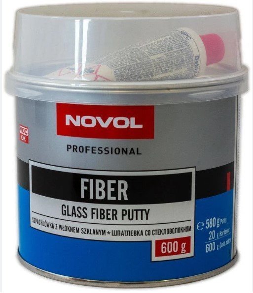 Шпаклівка зі скловолокном Novol FIBER 0,6кг
