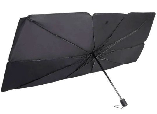 Шторка сонцезахисна розмір 145*79 см. Steel Power