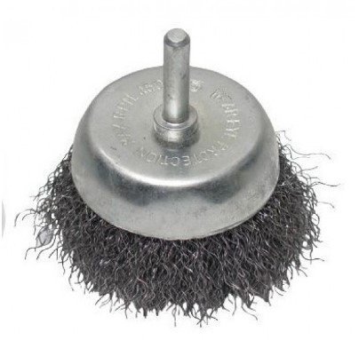 Щітка дротяна торцева для дрилі 75мм INTERTOOL