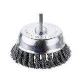 Щітка дротяна торцева для дрилі D=100 мм INTERTOOL