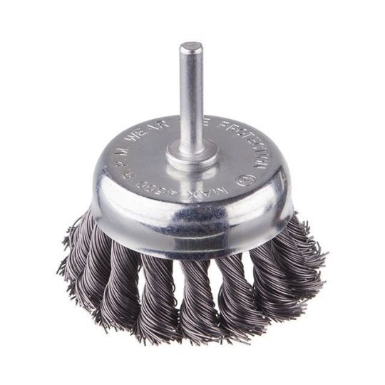 Щітка дротяна торцева для дрилі D=75 мм INTERTOOL