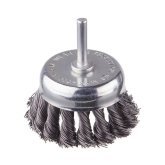 Щітка дротяна торцева для дрилі D=75 мм INTERTOOL