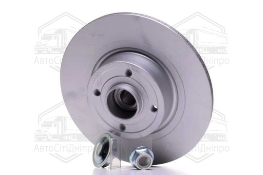 Диск гальмівний TOYOTA AURIS 1.4 1.6 06-, COROLLA 1.4 1.6 06 - передн. (вир-во ABS)