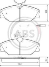 Колодка гальм. диск. Бмв 3 ser. E46/5 ser. E39 задн. (вир-во ABS)