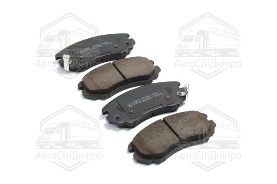 Колодка гальм. диск. HYUNDAI/KIA COUPE/TUCSON/SONATA/SOUL передн. (вир-во ABS)