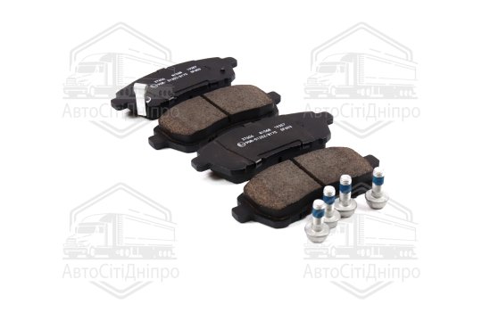 Колодка гальм. диск. FORD FIESTA VI 1.25-1.6 08-; MAZDA 2 07 - передн. (вир-во ABS)