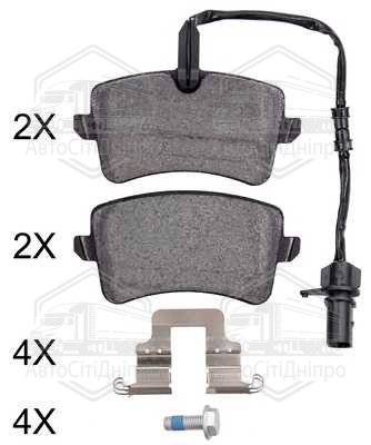 Колодка гальм. диск. передн. (вир-во ABS)