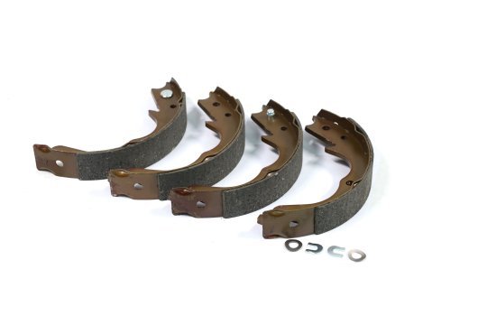 Колодка гальм. барабан. MITSUBISHI LANCER 2.0 EVO 08-,OUTLANDER II 2.2 3.0 07 задн. (вир-во ABS)