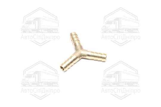 З'єднувач на шланг (трійник, латунь) У-обр. 8*8*8мм (AIRKRAFT)