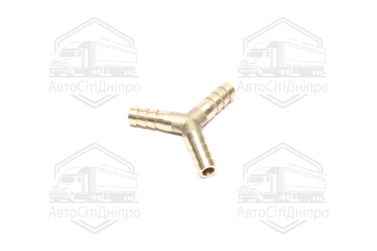 З'єднувач на шланг (трійник, латунь) У-обр. 8*8*8мм (AIRKRAFT)