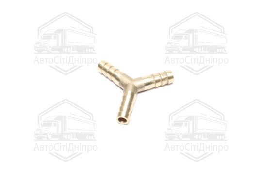 З'єднувач на шланг (трійник, латунь) У-обр. 8*8*8мм (AIRKRAFT)