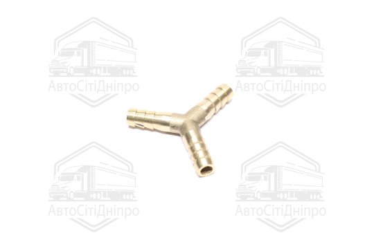 З'єднувач на шланг (трійник, латунь) У-обр. 8*8*8мм (AIRKRAFT)